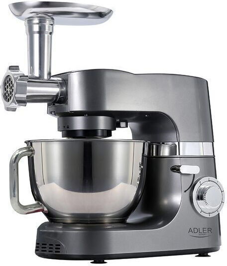 Adler Stand Mixer 1200W with Stainless Mixing Bowl 7lt