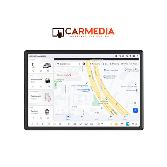 Carmedia Car Audio System for Toyota Corolla Verso 2004-2009 (Bluetooth/USB/AUX/WiFi/GPS/Apple-Carplay/Android-Auto) with Touch Screen 11.5"