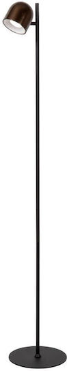 Lucide Lightning Skanska LED Stehleuchte mit Einstellbarem Weißem Licht Braun