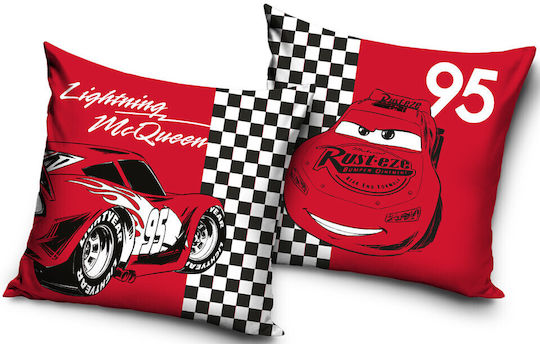 Калъфка за възглавница от кадифе Disney Cars 40x40 см