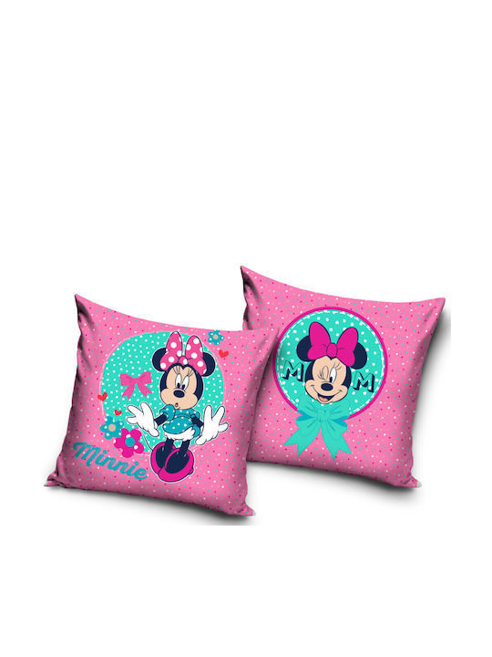 Husă de pernă din catifea Disney Minnie 40x40 cm