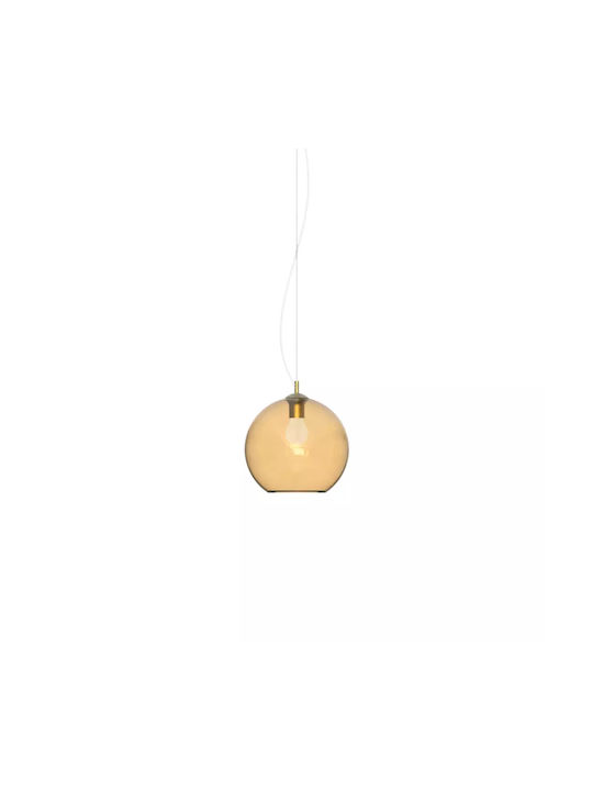 Ideal Lux Nemo Copper Pendant Light with E27 So...