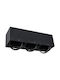 GloboStar Triple Spot with Socket GU10 in Black Color