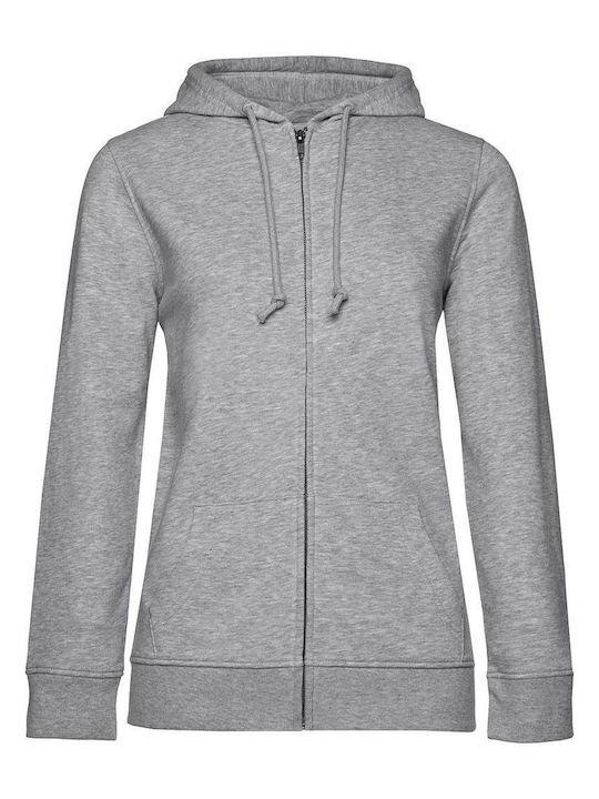 B&C Γυναικείο Διαφημιστικό Φούτερ Heather Grey
