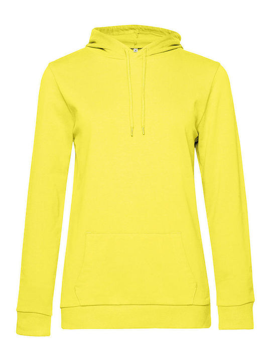 B&C Дамски Рекламен Суитшърт Solar Yellow