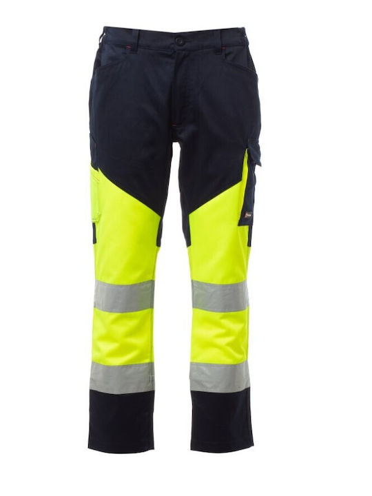 Payper Working Reflective Work Trousers Yellow