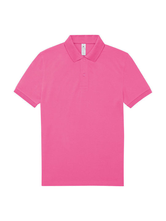 B&C Men's Promotional Polo T-Shirt Lotus Pink