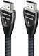 Audioquest Carbon HDMI 2.1 Ultra High Speed 48Gbps 4K 120Hz HDR VRR Braided Cable HDMI male - HDMI male 3m Μαύρο