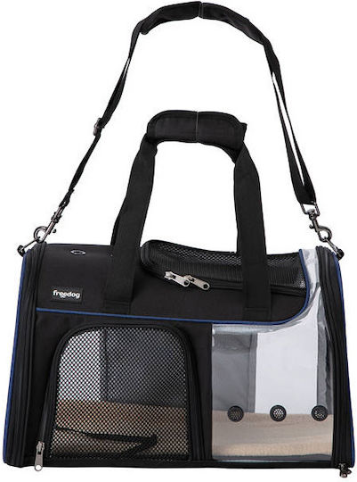 FreeDog Dog/Cat Carrying Transparent Shoulder Bag for 8kg Pets L49xW29xH29cm