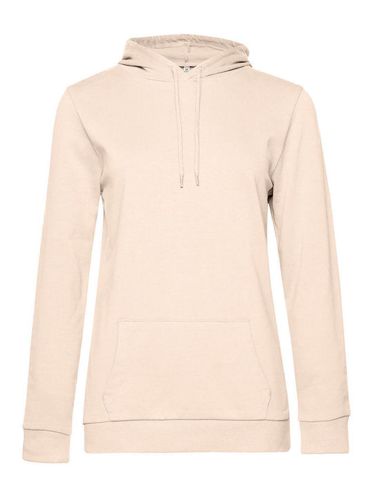 B&C Дамски промоционален суитшърт Pale Pink