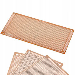 Placă de circuit imprimat Rosfix, prototip general, o față, 63 x 140 mm