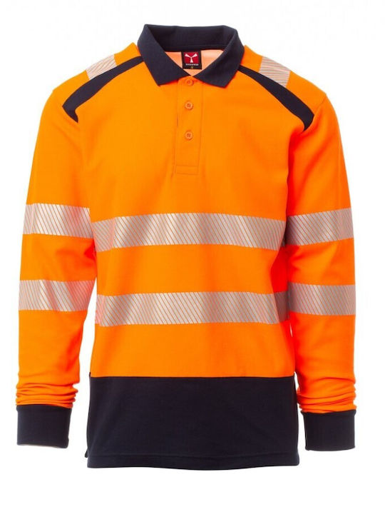 Tricou Polo cu Mâneci Lungi cu Vizibilitate Rid...