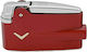 Ronson Premiere Varaflame Flame Lighter In Red Colour