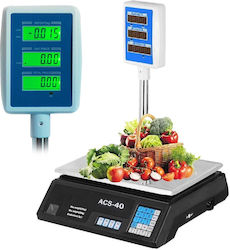 Bakaji Ζυγαριά Λιανικής 40kg / 200gr Bakaji Ζυγαριά Λιανικής 40kg / 200gr