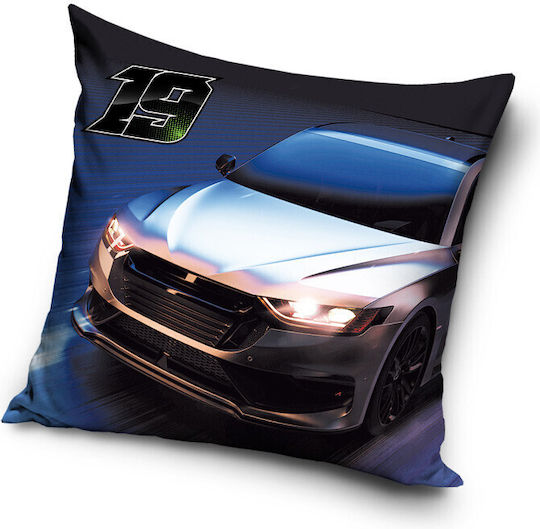 Car Sport Double Sided Pillow Cover 40x40 Cm
