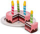 MamaMemo Wooden Cake Toys for Ages 3 Plus 13 Pieces