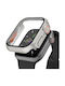 AHAstyle Wg115 Plastic Case in Silver color for Apple Watch 7, 8, 9 45mm