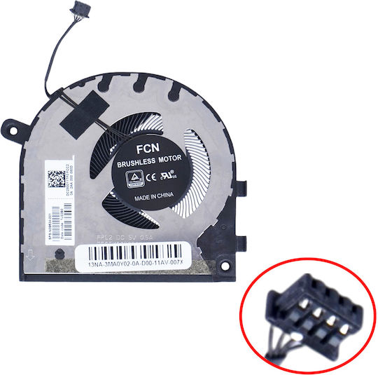 Ανεμιστηράκι Laptop Gpu Cooling Fan Hp Envy X360 15-ew 15-ey 15t-ew 15z-ey 15-ew0013dx N09634-001 Tpn-c157 Tpn-c158 Dc280011tf0 Eg50060s1-c610-s9a 4pin Κωδ.81406