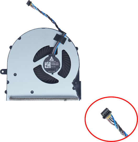 Laptop CPU Cooling Fan HP Envy 17t-u 17-u M7-u Ns75b00-15l05 862193-001 4pin Code 81418