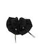 Ecarla Tulle Hair Clip Black Bow