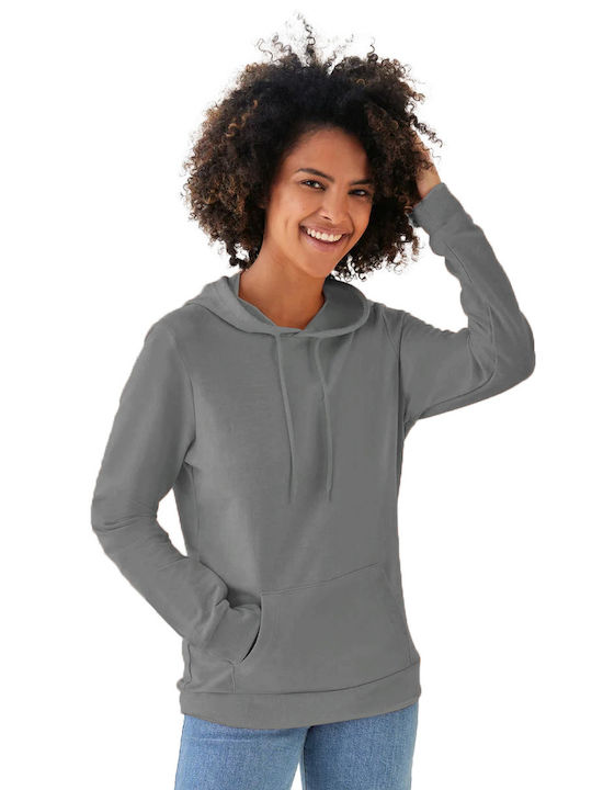 B&C Дамски рекламен суитшърт Elephant Grey