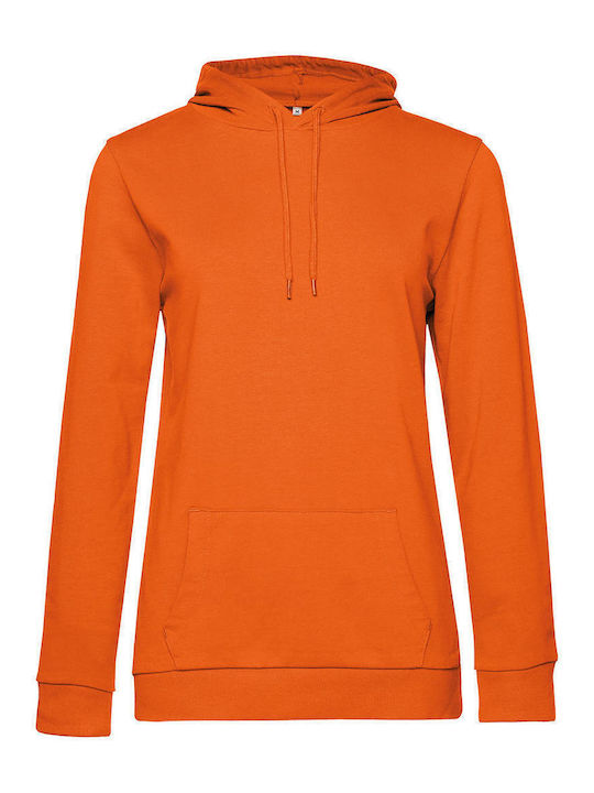 B&C Pure Дамски рекламен суитшърт Pure Orange