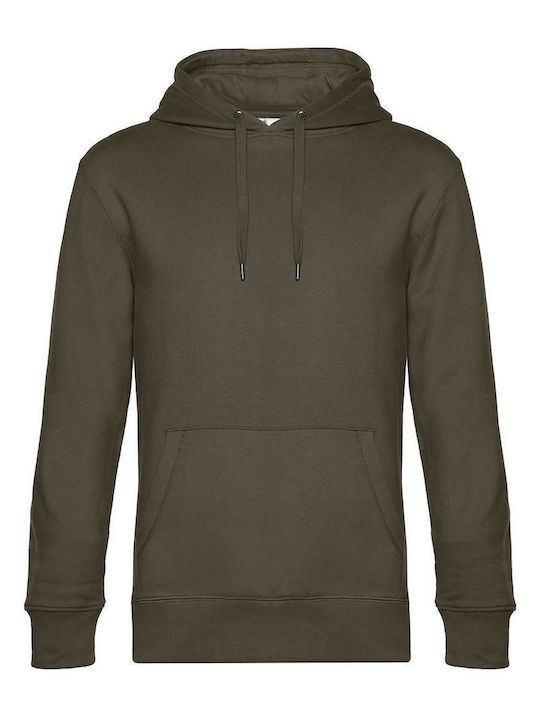 B&C Men's Long Sleeve Promotional Sweatshirt khaki