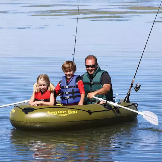 Airhead Angler Bay Inflatable Boat for 6 Adults Green 350x170cm