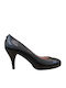 Leather Black Heels