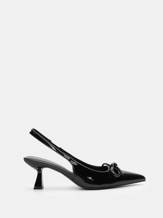 Luigi Pointed Toe Black Heels