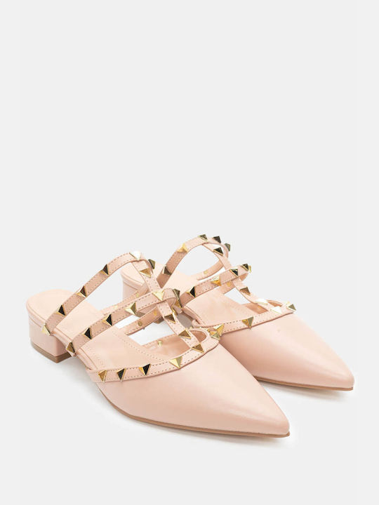 Luigi Pointed Toe Pink Heels