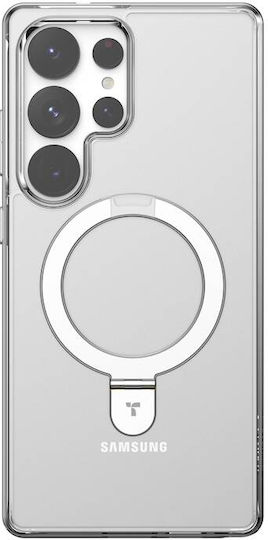 Torras Ostand Back Cover Silicone Transparent (Galaxy S25 Ultra)
