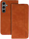 Wonder Wallet Δερματίνης / Δερμάτινο Καφέ (Galaxy S25 Ultra)