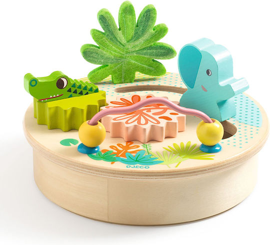 Djeco Mini Animal Activity Center MultiSmall aus Hölzernes für 12+ Monate