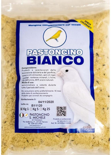 Pastoncino S Michele Bianco Ουδέτερη Πατέ Αυγοτροφή Λευκή 5kg