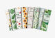 Set 10 Glossy Cardboard Bookmarks Adults Book Lovers Plain Design