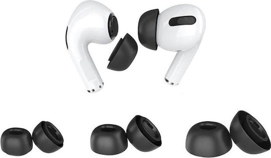 AHAstyle WG86-K Καλύμματα Σιλικόνης σε Μαύρο χρώμα για Apple AirPods Pro