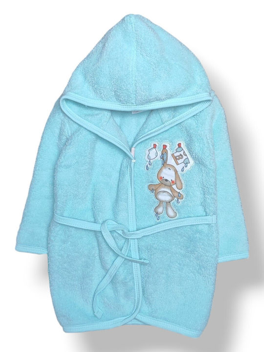 Babydom Baby Bathrobe Hooded Bunny Veraman