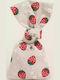Rectangular Pouch Strawberries 12cm X 38cm 387215 Ntampoudis Ntm-387215