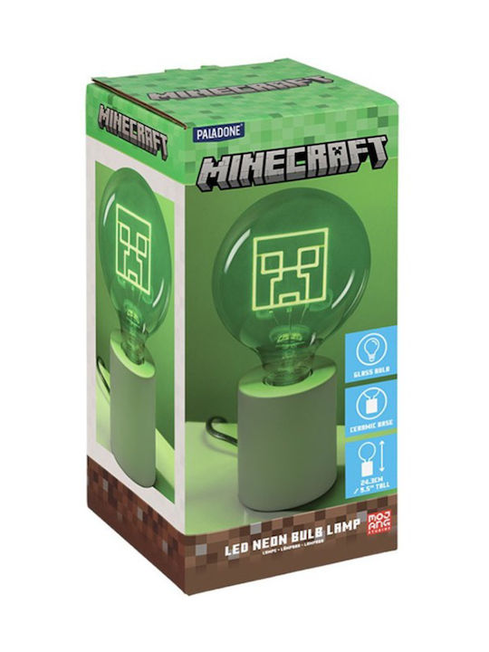 Paladone Kids Decorative Lamp Minecraft Green 18x8.5x18εκ.