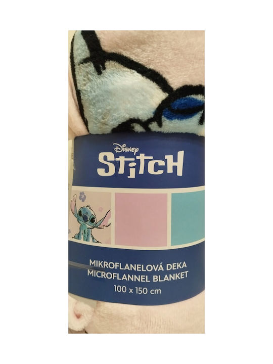 Borea Κουβέρτα Fleece Ροζ 100x150εκ.