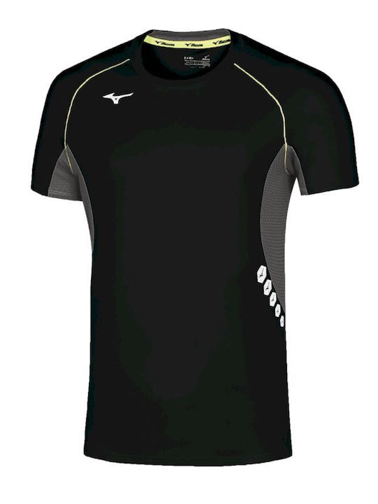 Mizuno Αθλητικό T-shirt Black