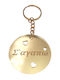 Plexiglass Couples Keychain Circle "I love you" Perforated Hearts 50mm 1pc