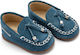 Babywalker Blue Baptism Moccasins