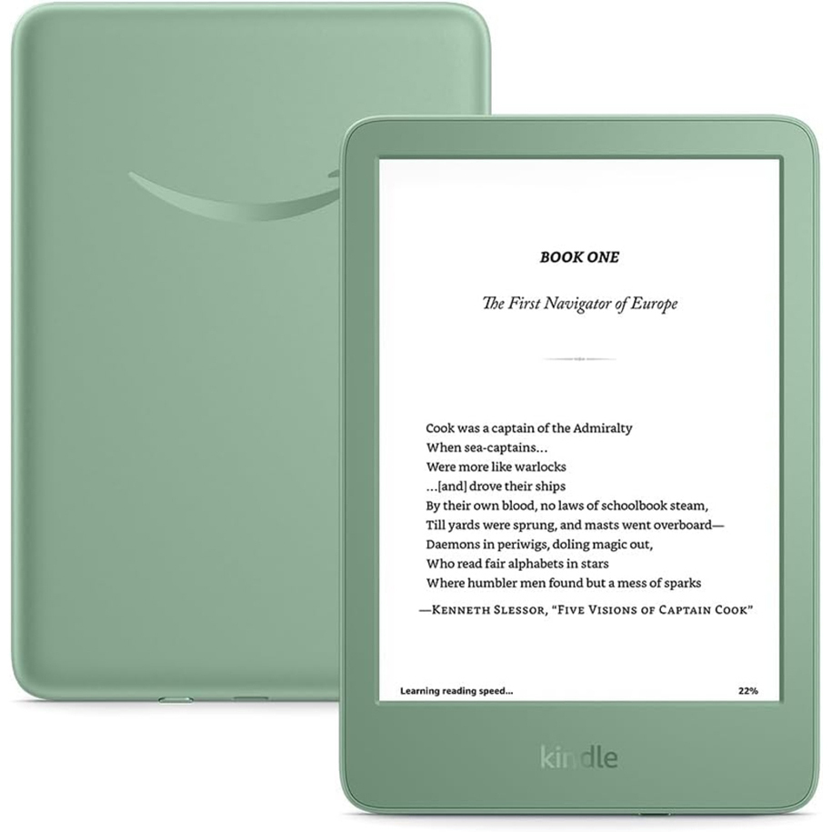 Amazon Kindle 2024 με Οθόνη Αφής 6 (16GB) Πράσινο (B0CP31VPZ1)