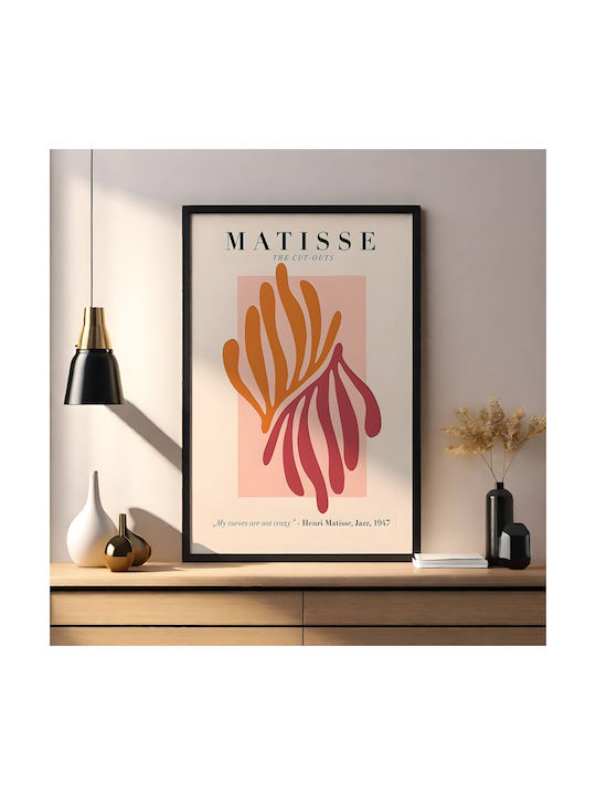 Poster Matisse Cut-outs Art050 21cm X 30cm Λευκό Κάδρο Pvc 18x24