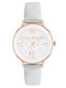 Juicy Couture Women's Watch with White Leather Strap