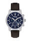 Breil Women's Watch Chronograph with Brown Leather Strap
