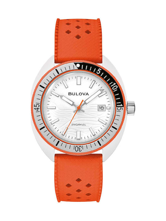 Bulova Ρολόι Μπαταρίας με Καουτσούκ Λουράκι Bulova Ρολόι Μπαταρίας με Καουτσούκ Λουράκι
