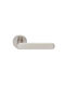Ilavio Lever Front Door with Rosette Pair Nickel Matte